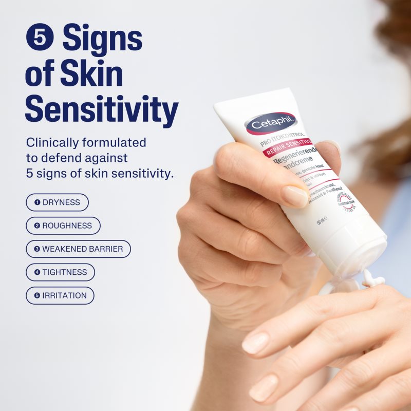 Cetaphil PRO ItchControl Repair Sensitive Regenerating Hand Cream regenerační krém na ruce pro citlivou pokožku 50 ml (obrázek 7)