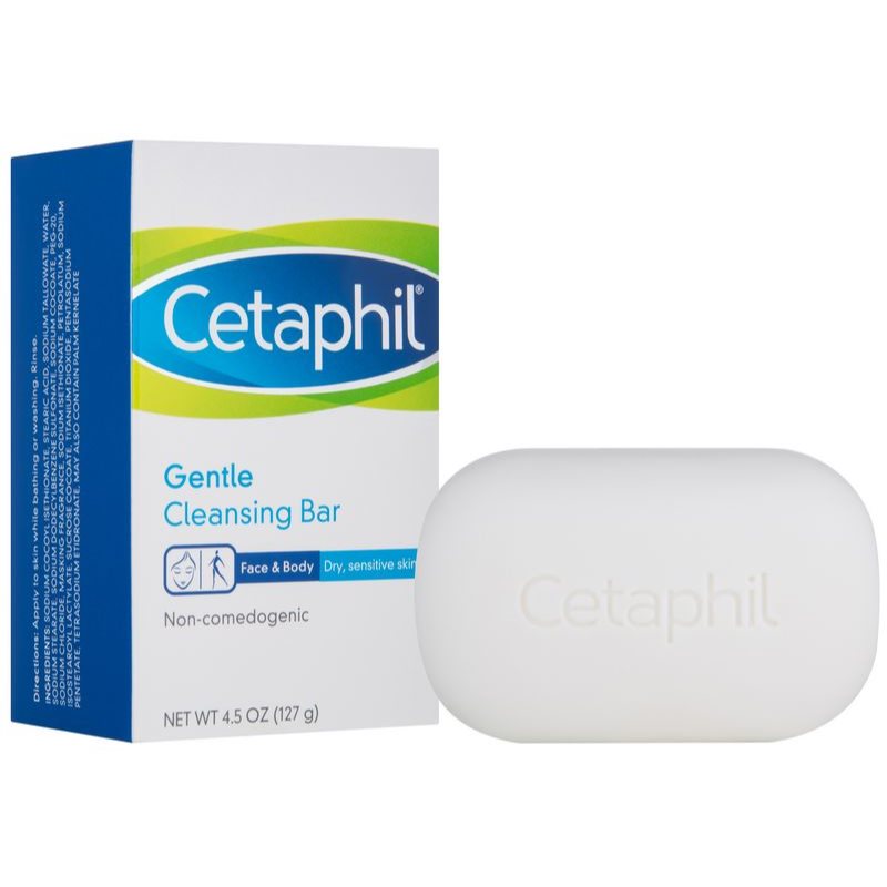 

Cetaphil Cleansers ніжне очищуюче мило для сухої та чутливої шкіри