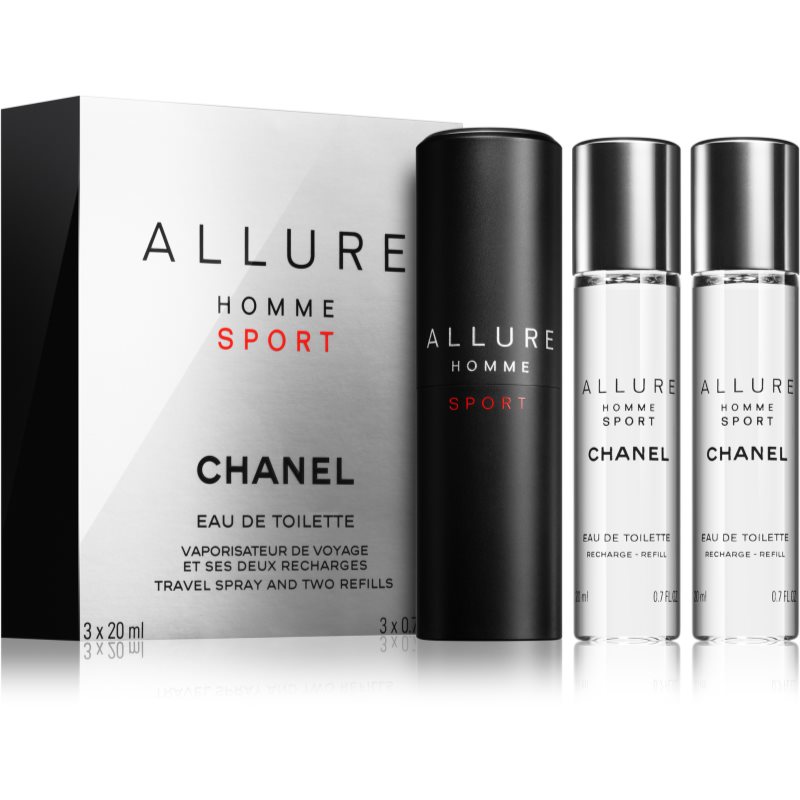 Chanel Allure Homme Sport Eau de Toilette för män 3 x 20 ml male