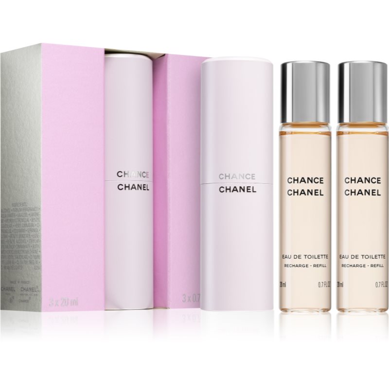 Chanel Chance Eau de Toilette hölgyeknek 3x20 ml