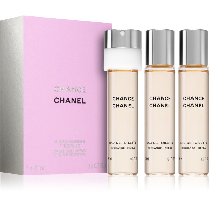 Chanel Chance toaletna voda za ženske 3 x 20 ml