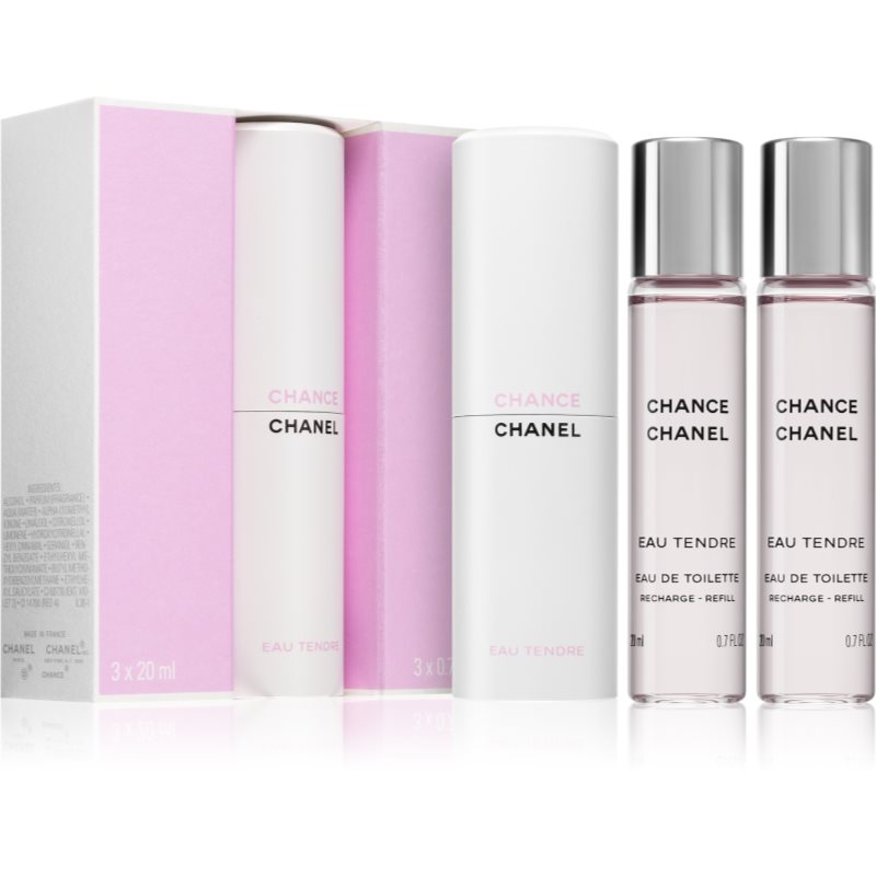 Chanel Chance Eau Tendre туалетна вода для жінок 3 X 20 мл