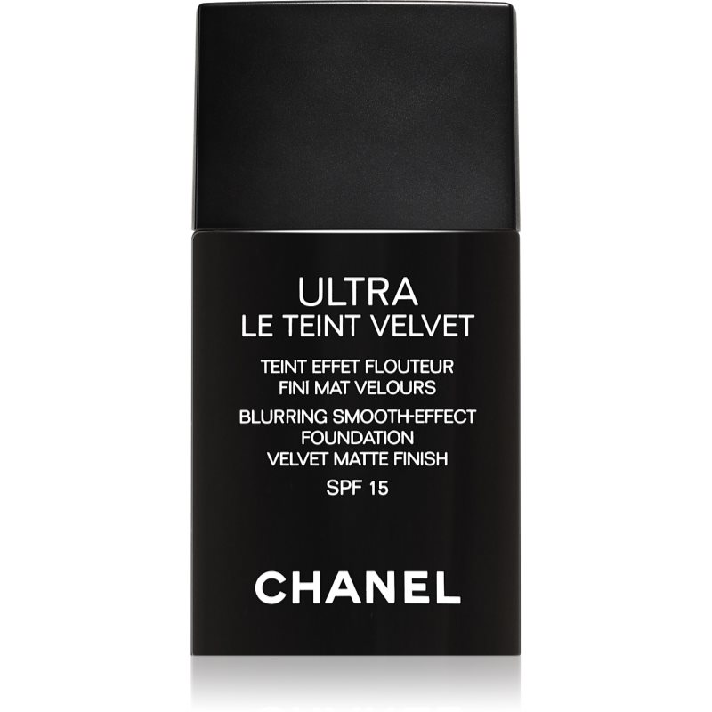 Chanel Ultra Le Teint Velvet gladilni make-up za poenotenje tona kože odtenek 10 Beige 30 ml