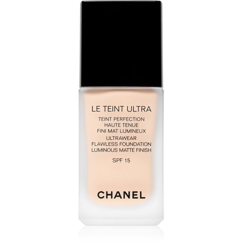 Chanel Le Teint Ultra стійкий матуючий тональний крем SPF 15 відтінок 22 Beige Rosé 30 мл