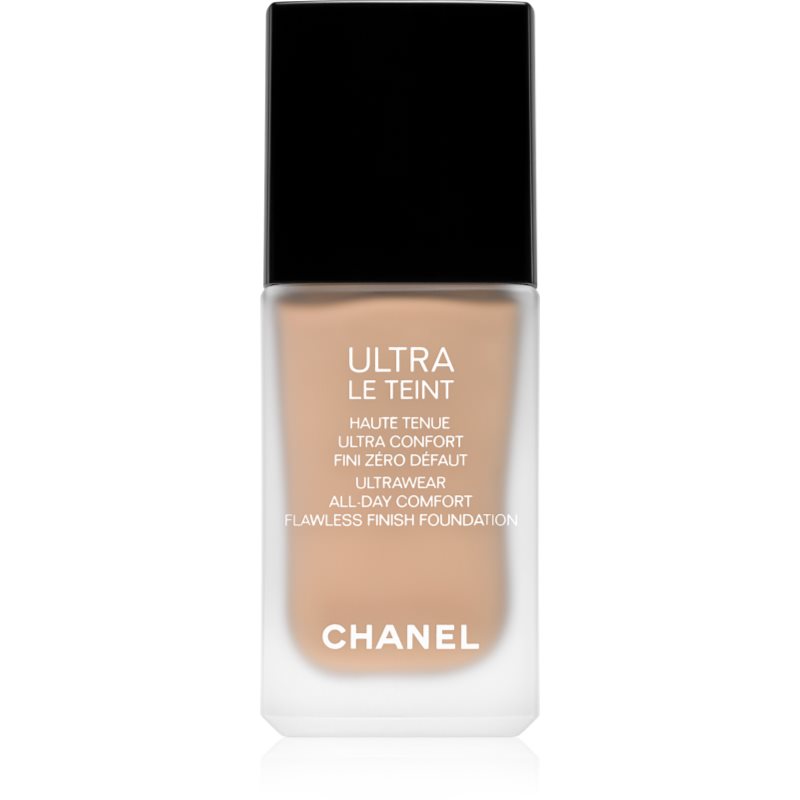 Chanel Ultra Le Teint Flawless Finish Foundation dlouhotrvající matující make-up pro sjednocení barevného tónu pleti odstín BR42 30 ml