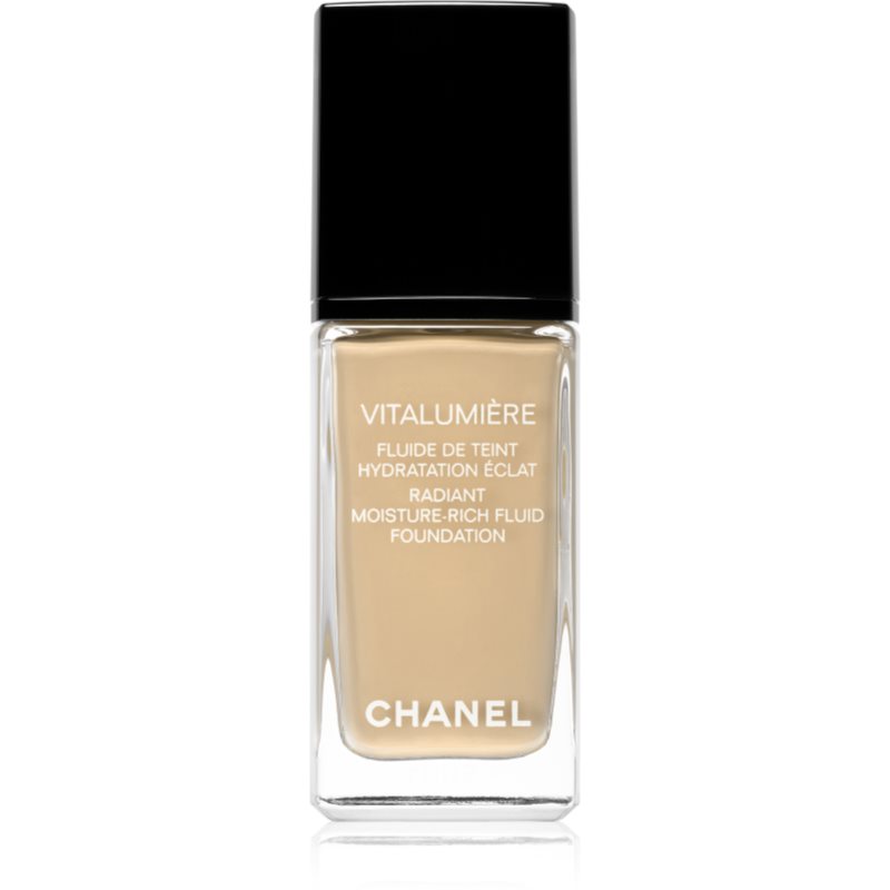 Chanel Vitalumière Radiant Moisture Rich Fluid Foundation роз'яснюючий тональний крем відтінок 20 - Clair 30 мл
