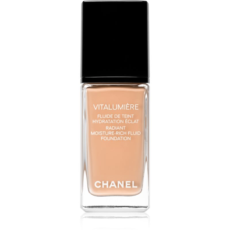 Chanel Vitalumière Radiant Moisture Rich Fluid Foundation rozjasňujúci hydratačný make-up odtieň 25 - Pétale 30 ml