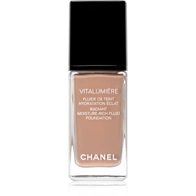 Chanel Vitalumiere Radiant Moisture Rich Fluid Foundation Radiance Moisturising Makeup Shade 60 - Ha