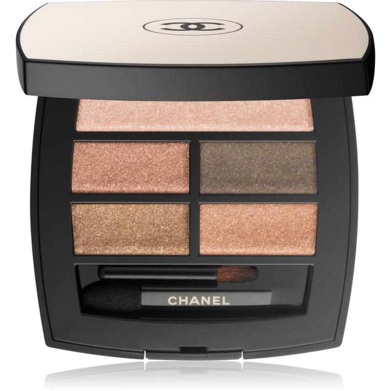Chanel Les Beiges Healthy Glow Natural Eyeshadow Palette paleta senčil za oči odtenek Warm 4,5 g