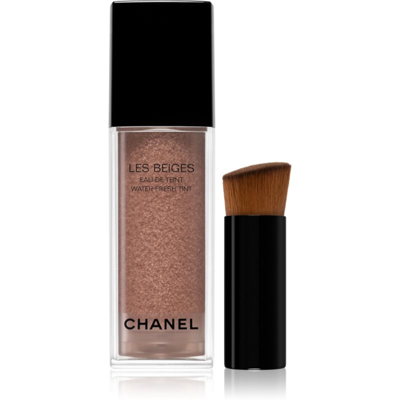 Chanel Les Beiges Water-Fresh Blush tekutá tvářenka s pumpičkou odstín Warm Pink 15 ml