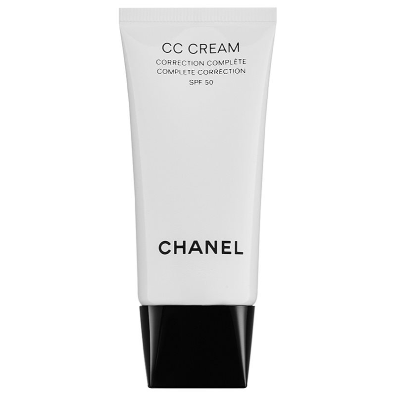 Chanel CC Cream коректуючий крем для розгладження контура обличчя та освітлення шкіри SPF 50 відтінок 50 Beige 30 мл