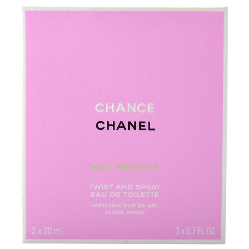 Chanel Chance Eau Fraîche туалетна вода для жінок 3x20 мл