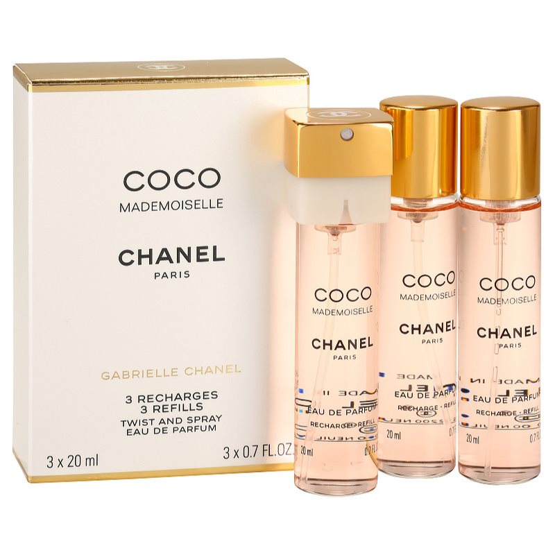 Chanel Coco Mademoiselle Eau De Parfum For Women 3x20 Ml