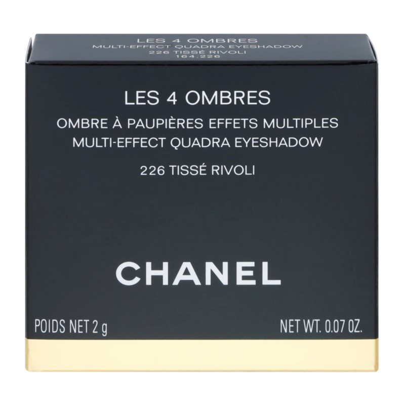 Chanel Les 4 Ombres Intense Eyeshadow Shade 226 Tissé Rivoli 2 G