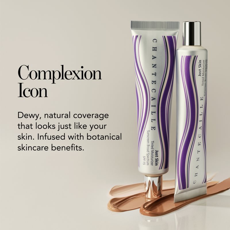 Chantecaille Just Skin Tinted Moisturizer tónovací hydratačný krém s rozjasňujúcim účinkom SPF 15 Chesnut 35 g