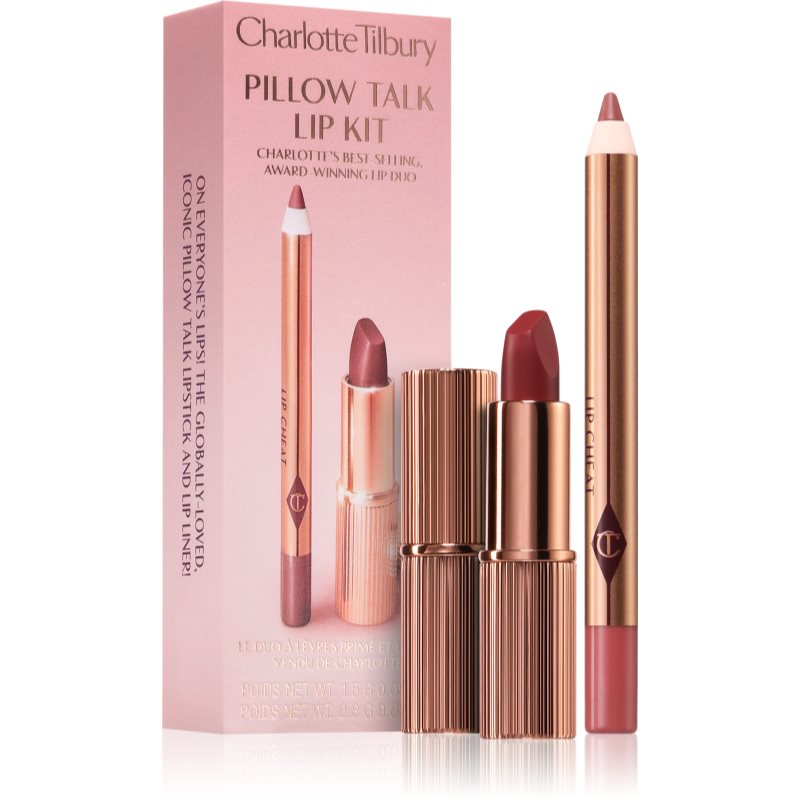 Charlotte Tilbury Pillow Talk Lip Kit κραγιόν και μολύβι περιγράμματος για τα χείλη απόχρωση Medium φωτογραφία