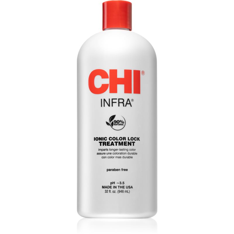 CHI Infra Ionic Color Lock regeneruojamoji priemonė dažytiems plaukams 946 ml