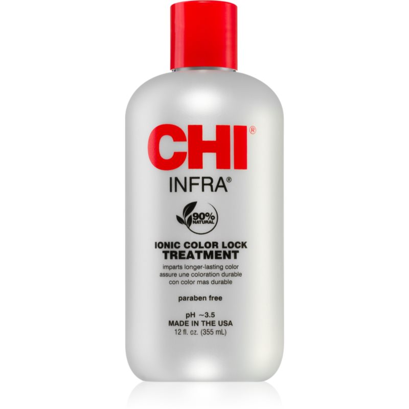 CHI Infra Ionic Color Lock відновлююча сироватка для фарбованого волосся 355 мл