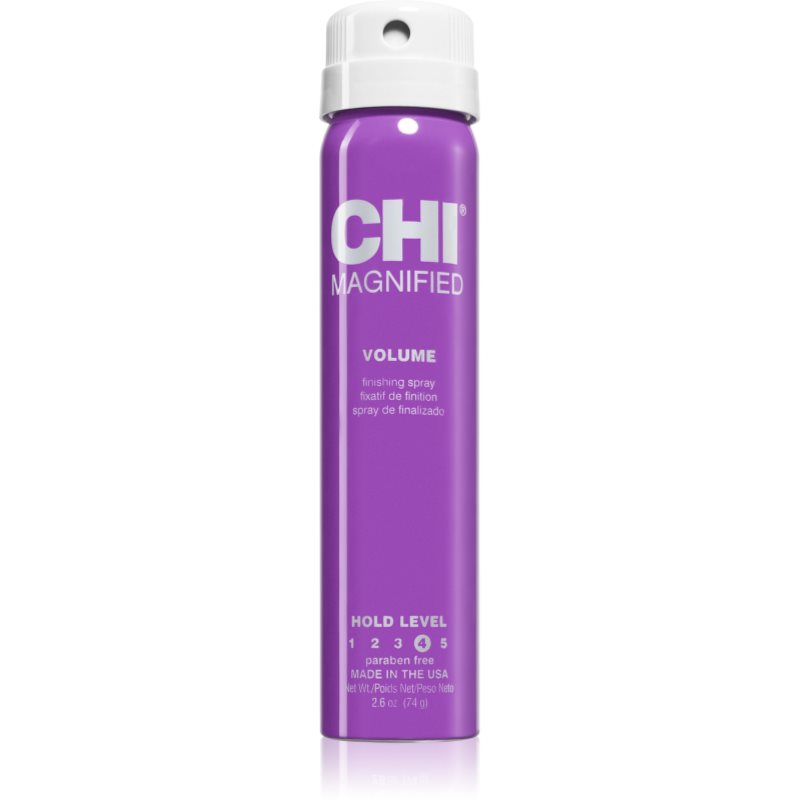 CHI Magnified Volume Finishing Spray λακ μαλλιών με εξαιρετικά δυνατό κράτημα ισχυρή αντοχή 74 γρ
