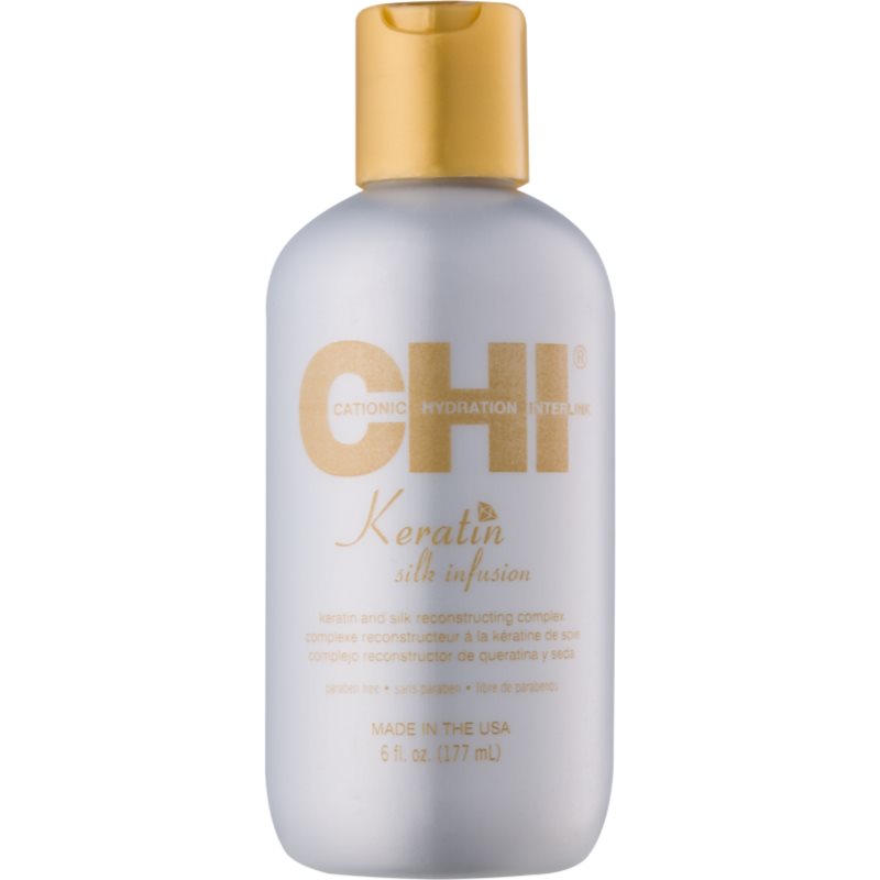Photos - Hair Product CHI Keratin Silk Infusion відновлююча сироватка з кератином 177 мл 
