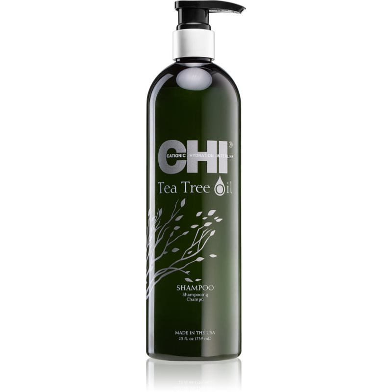 Photos - Hair Product CHI Tea Tree Oil Shampoo shampoo for oily hair and scalp 739 ml 