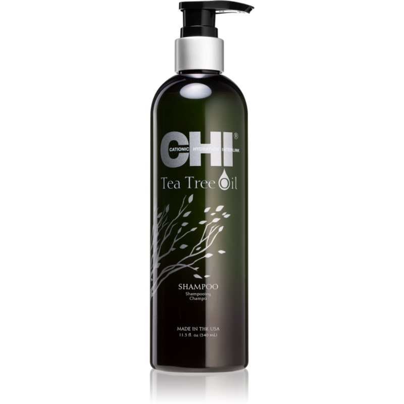 CHI Tea Tree Oil Shampoo Schampo För fett hår och hårbotten 340 ml female