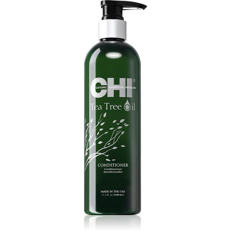 CHI Tea Tree Oil gaivinamasis kondicionierius riebiems plaukams ir riebiai galvos odai 355 ml