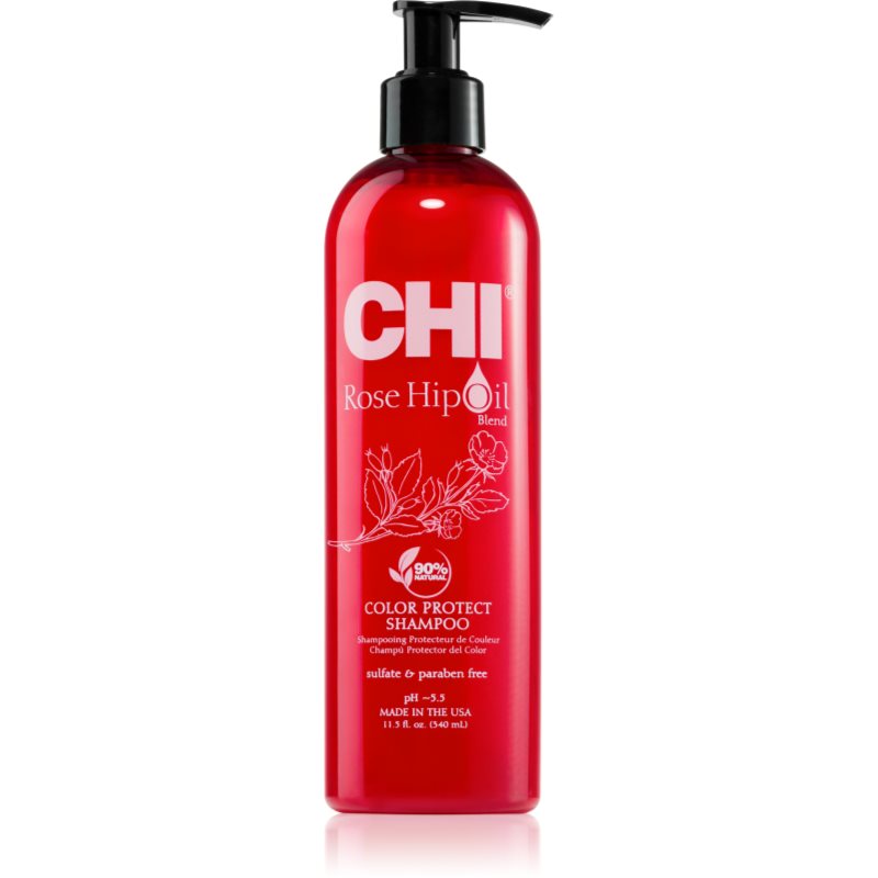 CHI Rose Hip Oil Shampoo shampoo per capelli tinti 340 ml