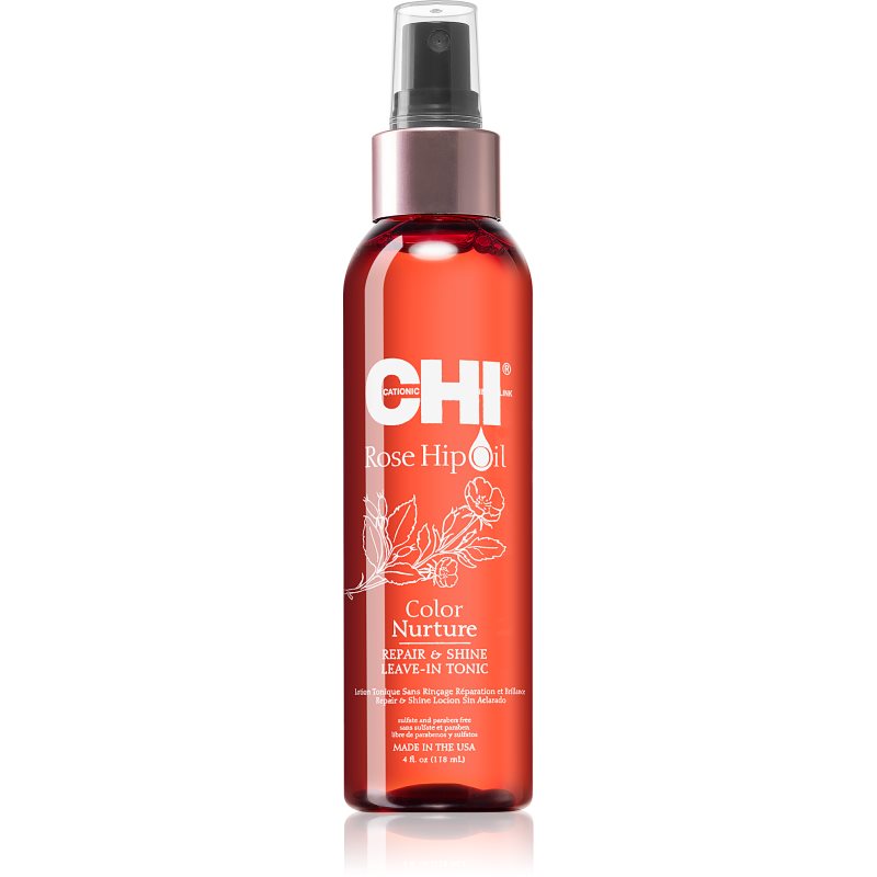 

CHI Rose Hip Oil тонік для фарбованого та пошкодженого волосся