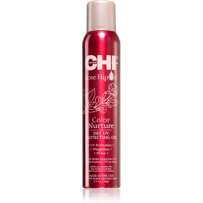 CHI Rose Hip Oil ochranný olej na vlasy proti slunečnímu záření pro barvené vlasy 157 ml