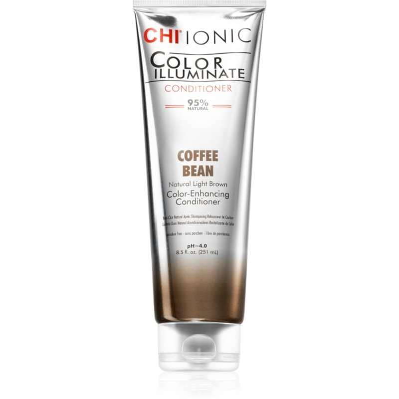 CHI Color Illuminate toninis kondicionierius natūraliems arba dažytiems plaukams atspalvis Coffee Bean 251 ml