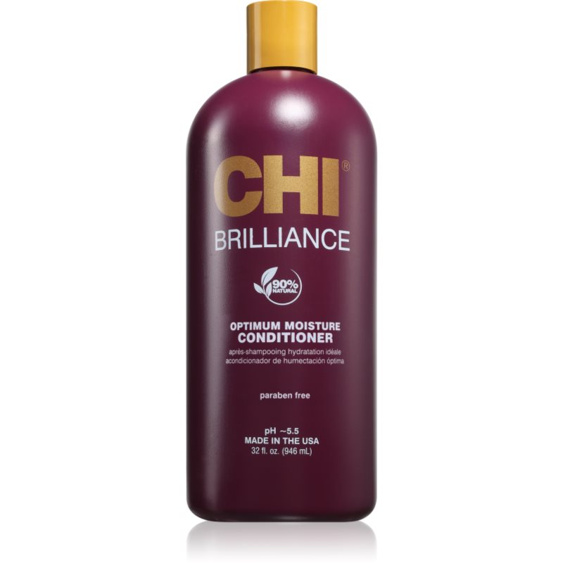 CHI Brilliance Optimum Moisture Conditioner hydratační kondicionér pro suché a poškozené vlasy 946 ml