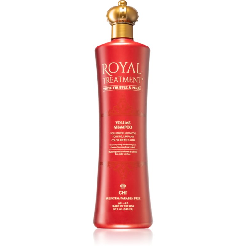 CHI Royal Treatment Volumizing sampon a dús hajért finom és lesimuló hajra parabénmentes 946 ml