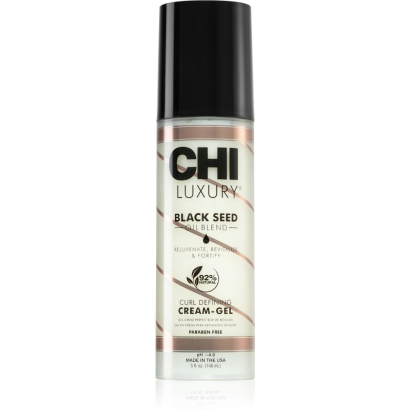 CHI Luxury Black Seed Oil Curl Defining Cream Gel krémový gél pre vytvarovanie vĺn 147 ml