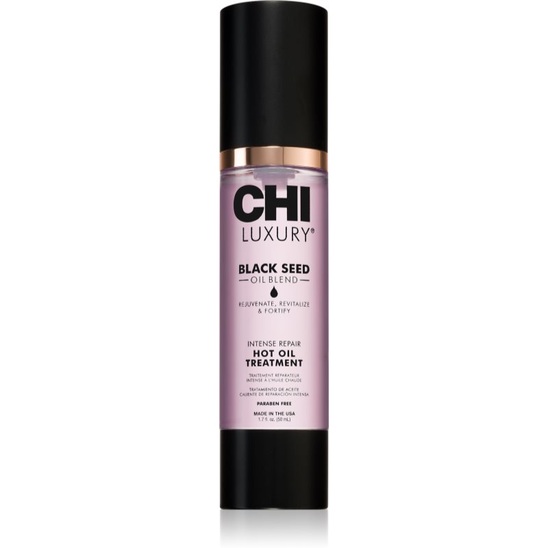 CHI Luxury Black Seed Oil Intense Repair Hot Oil Treatment Intensive Oil Treatment For Hair 50 Ml