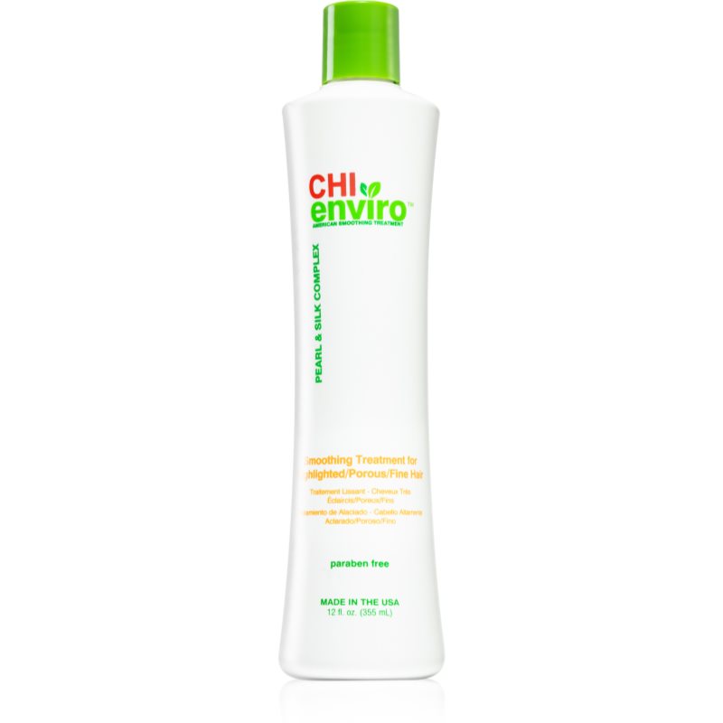 CHI Enviro Smoothing Treatment bőrkisimító ápolás melíres hajra 355 ml