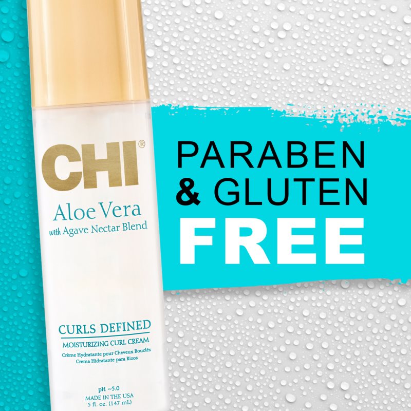 CHI Aloe Vera Moisturizing Curl Cream abspülfreies Spray für welliges und lockiges Haar 147 ml (Bild 3)