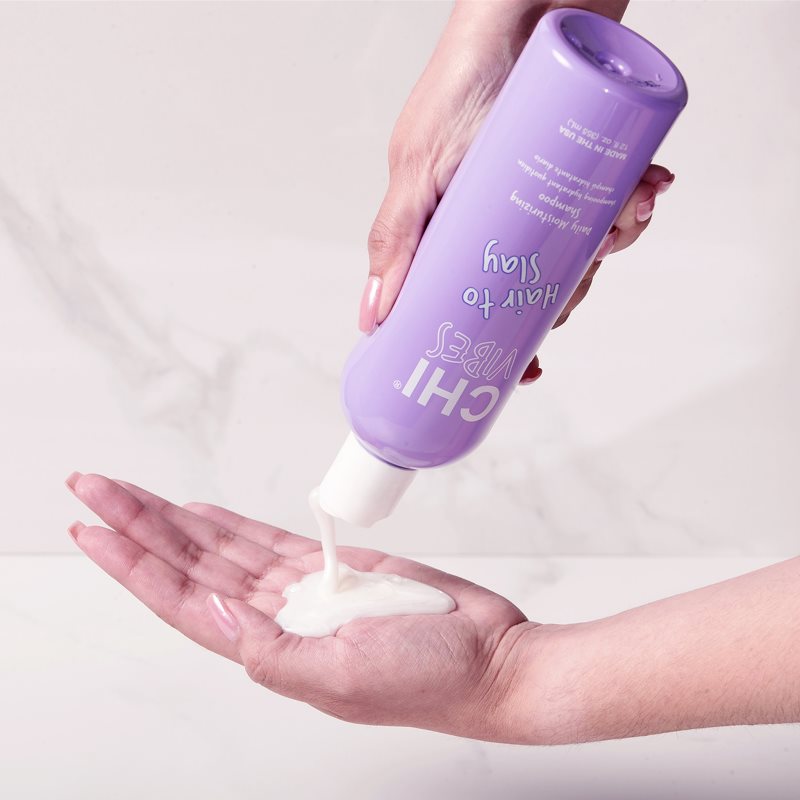 CHI Vibes Hair To Slay Daily Moisturizing Shampoo hydratisierendes Shampoo für trockene Haarspitzen 355 ml (Bild 5)