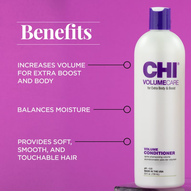 CHI VolumeCare Volumizing Conditioner Conditioner für mehr Haarvolumen 739 ml (Bild 7)