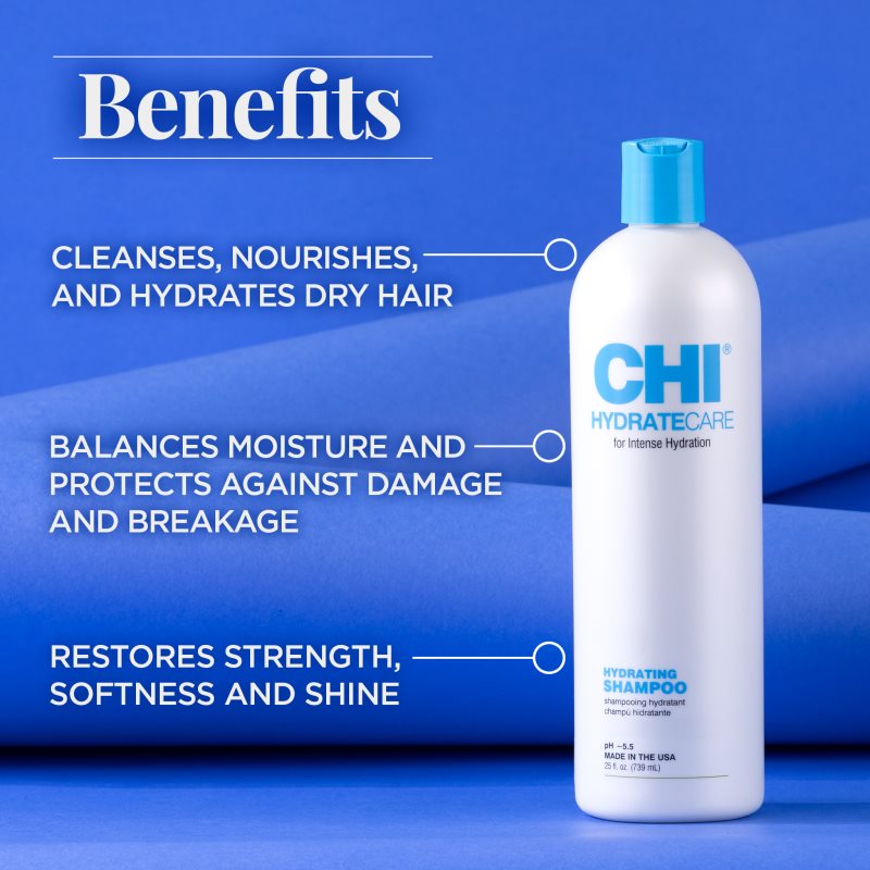 CHI HYDRATECARE Hydrating Shampoo hydratisierendes Shampoo für trockenes Haar 739 ml (Bild 8)