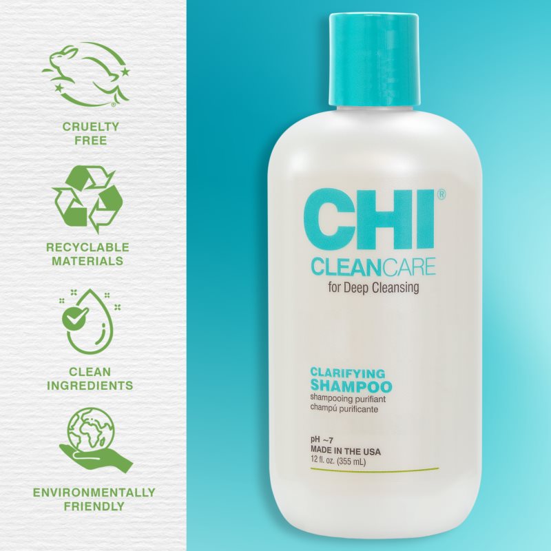 CHI CLEANCARE Clarifying Shampoo tiefenreinigendes Shampoo 355 ml (Bild 10)