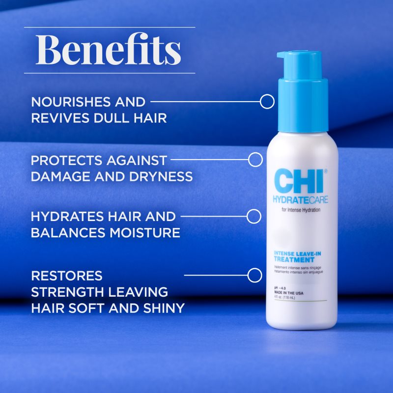 CHI HYDRATECARE Intense Leave-In Treatment spülfreie Pflege für trockenes Haar 118 ml (Bild 7)