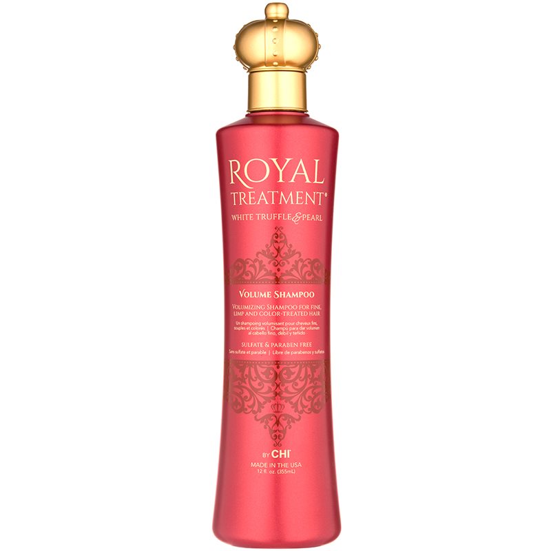 CHI Royal Treatment Cleanse apimties suteikiantis šampūnas ploniems, apimties stokojantiems plaukams be parabenų 355 ml