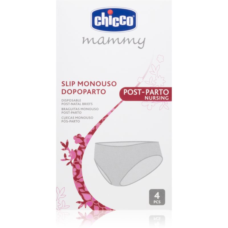 Chicco Mammy Disposable Post-Natal Briefs szülés utáni alsóneműk méret 3 (38-40) 4 db