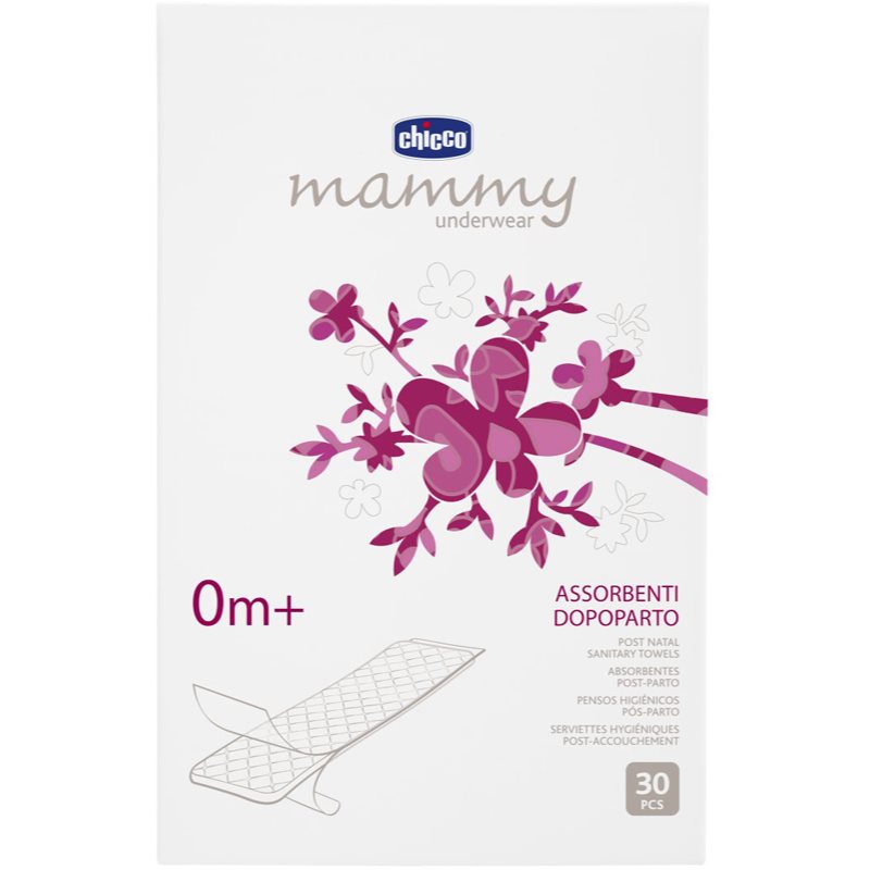 Chicco Mammy Post Natal Sanitary Towels porodnické vložky 30 ks