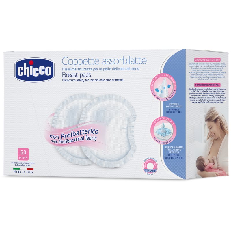 

Chicco Breast Pads White лактаційні прокладки