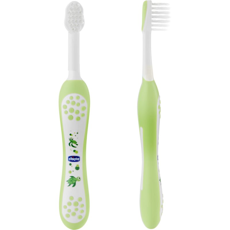 Chicco My First Milk Teeth Green toothbrush for children 6 m+ 1 pc
