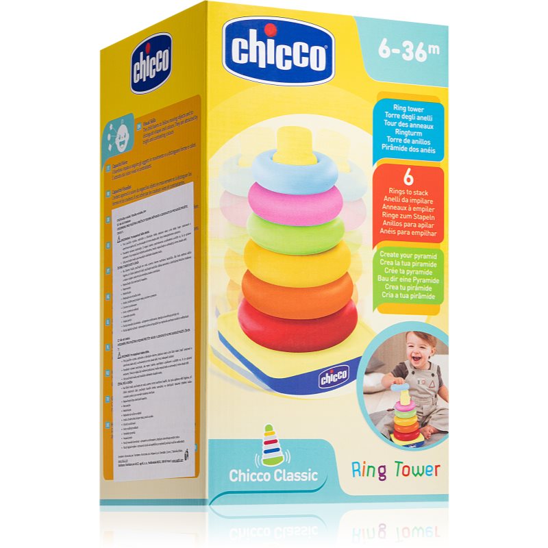 Chicco Ring Tower Stacking Rings 6m+ 1 Pc