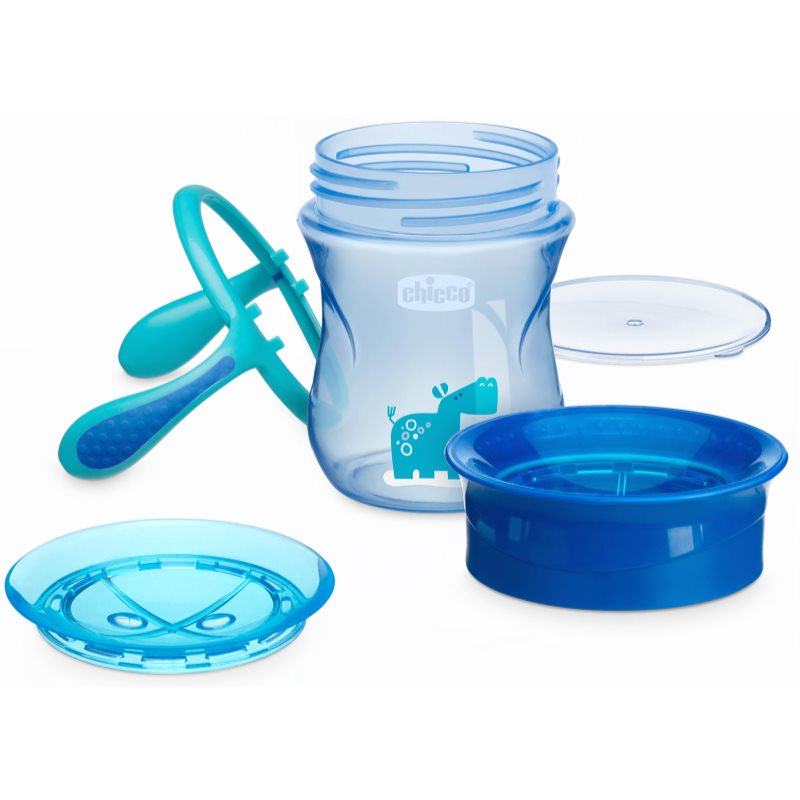 Chicco Perfect 360 Training Cup With Handles 12m+ Blue 200 Ml