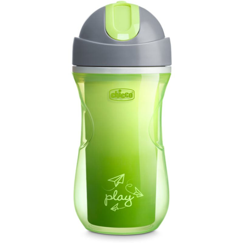 Chicco Sport Cup Cup With Straw Green 12 M+ 266 Ml